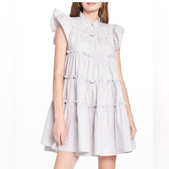 En Saison Rudy Ruffled Mini Dress - Picture 1 of 6